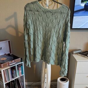 Mint Green Knit Sweater